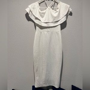 White midi dress size medium.